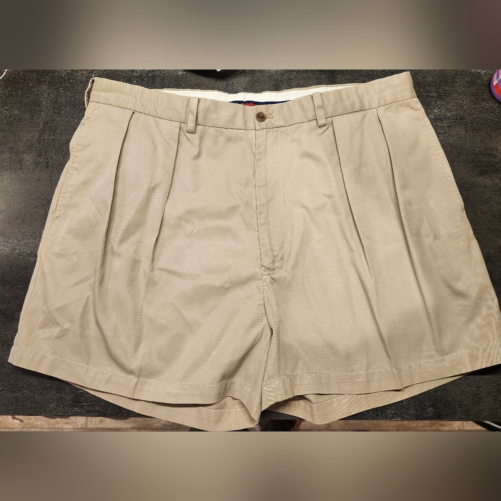 Polo Ralph Lauren Golf Mens Size 40 Khaki Pleated Fairway Golf Shorts